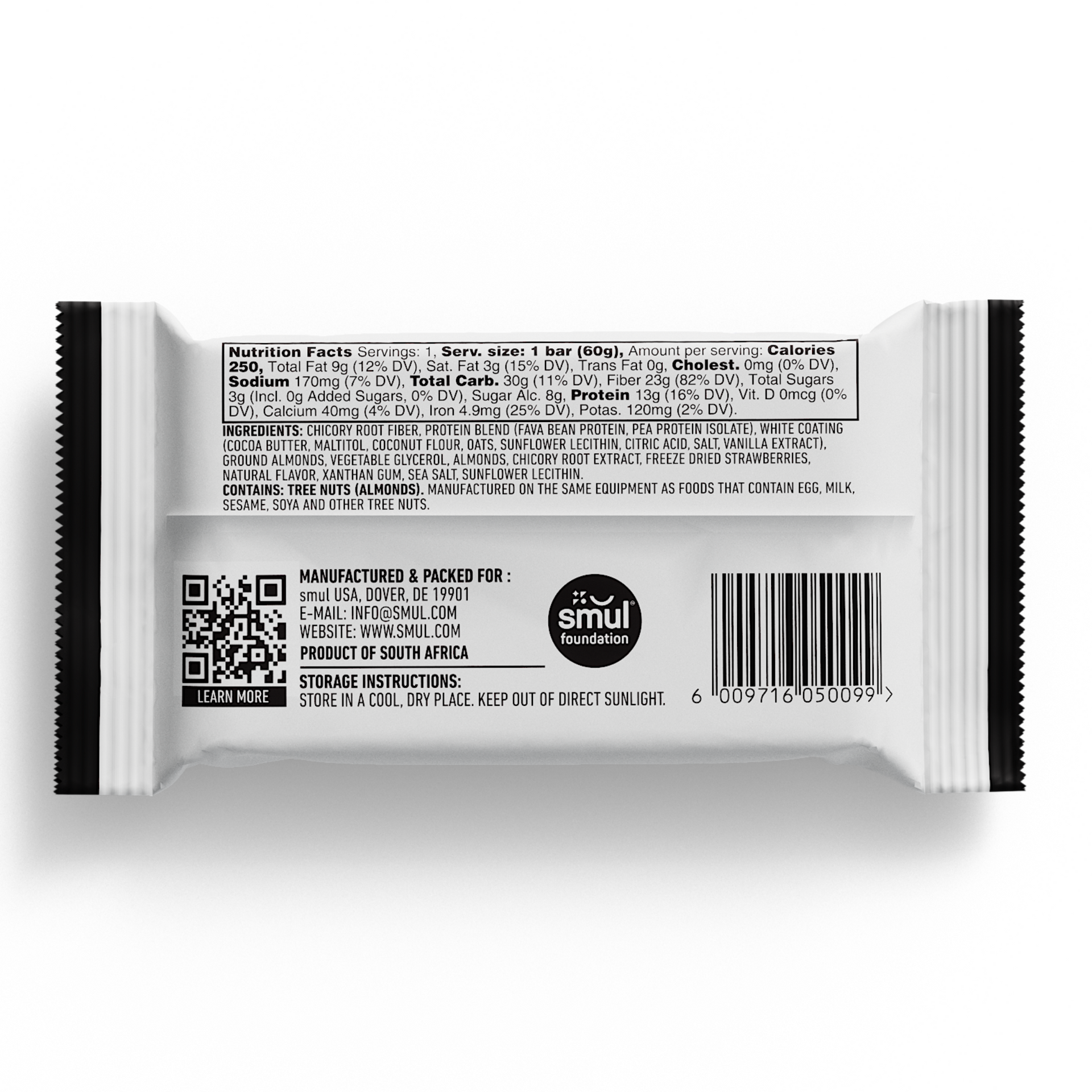 Strawberry Almond Protein Bar 60g