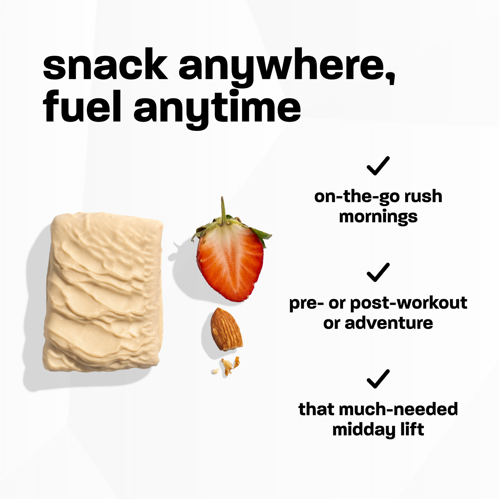 Strawberry Almond Protein Bar 60g