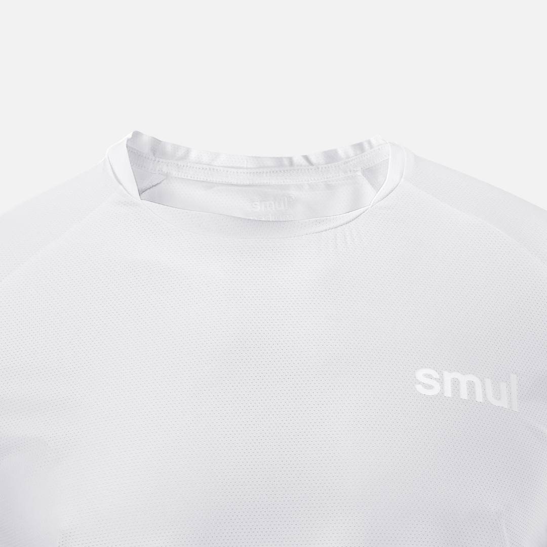smul men’s active t-shirt, white