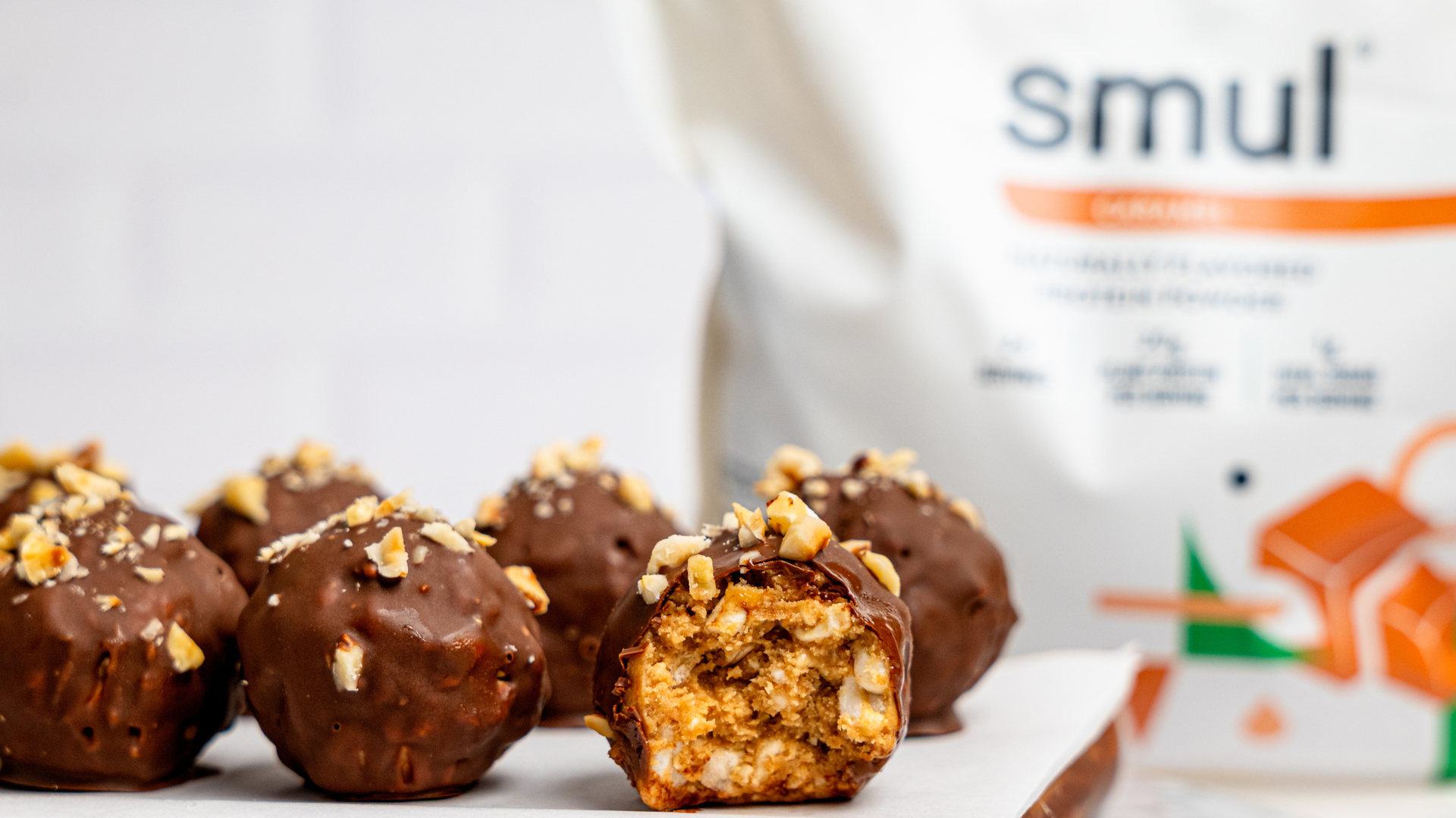 Chocolate Peanut Butter Rice Cake Bites