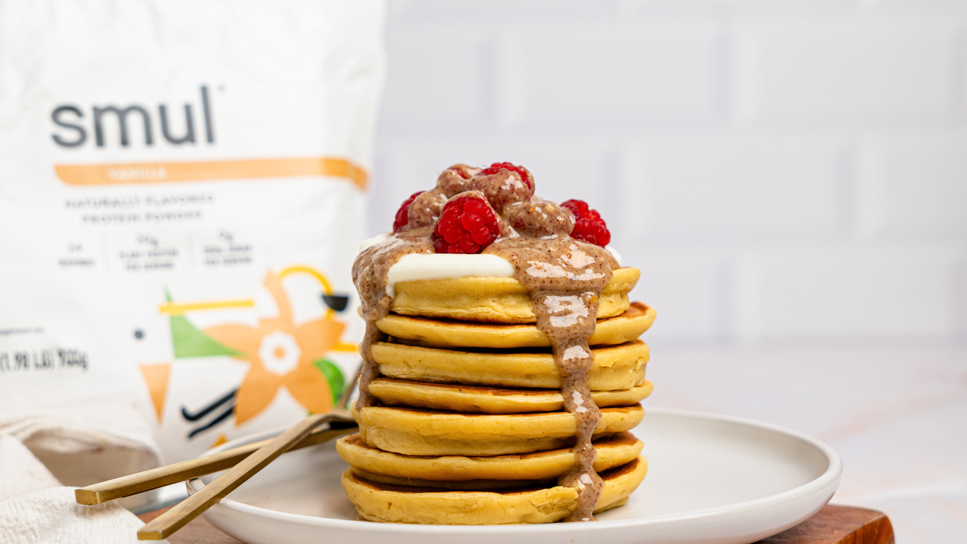 our go-to protein pancakes