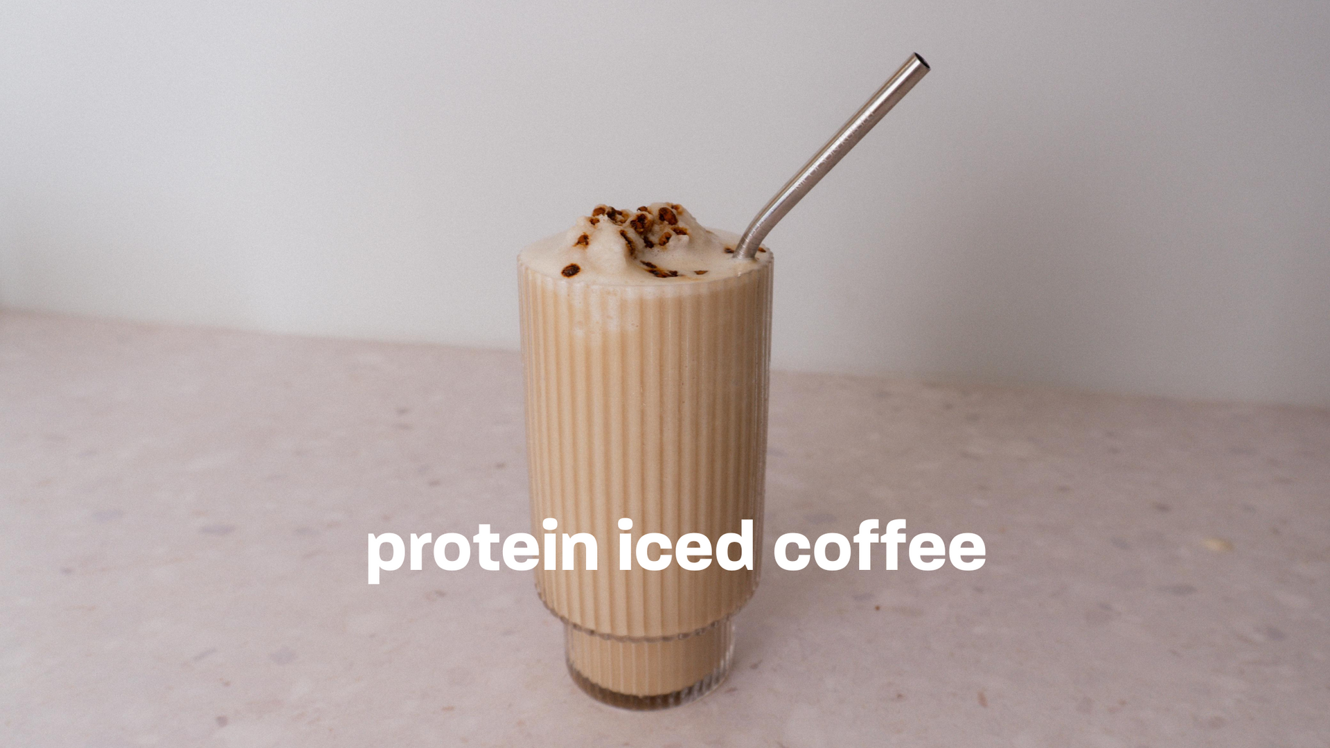 protein iced coffee