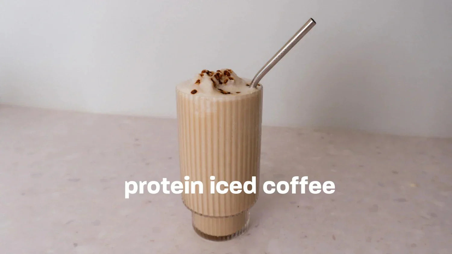 protein iced coffee