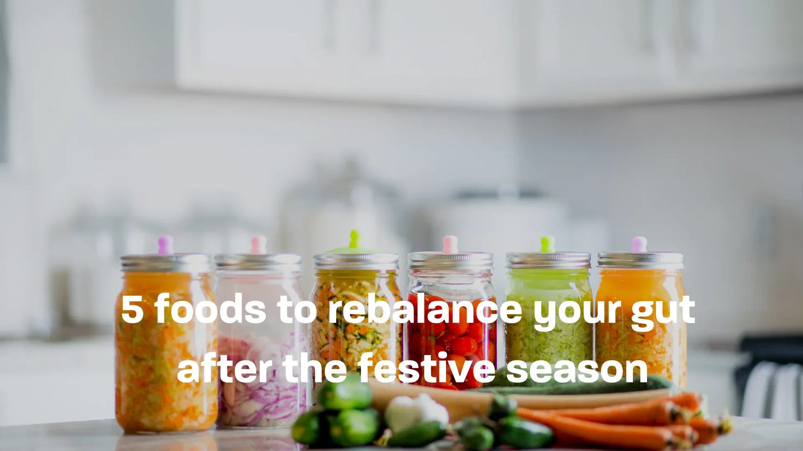 5 foods to rebalance your gut after the festive season