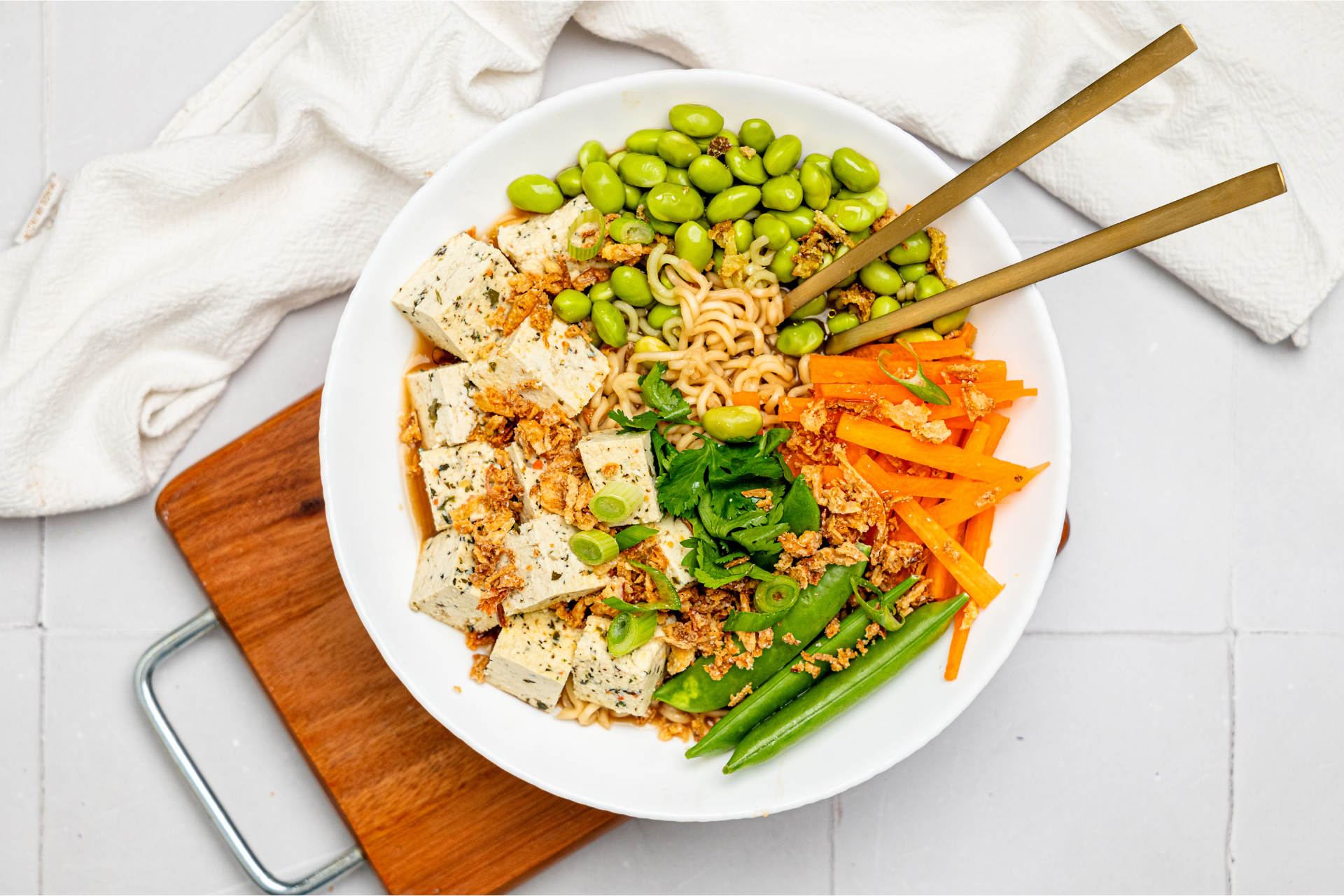 5 Minute Protein Packed Ramen Bowl