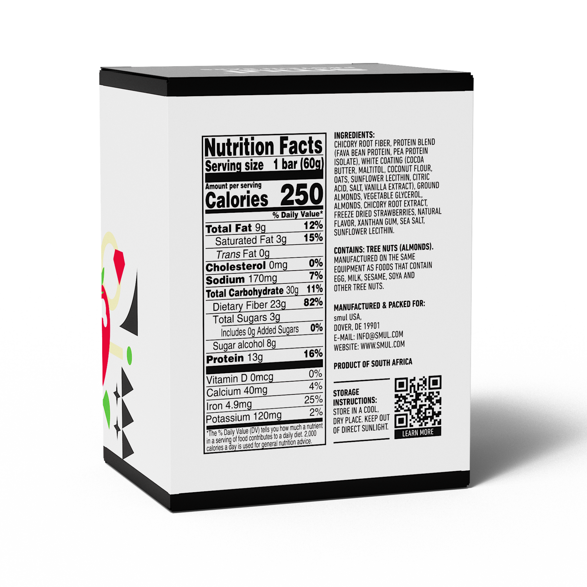 Strawberry Almond Protein Bar (1's,5's,12's)