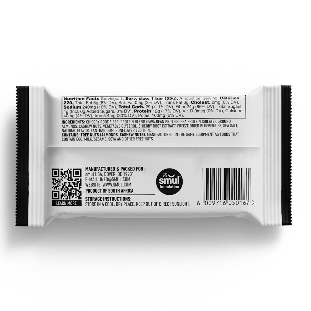 Blueberry Cashew Protein Bar 55g