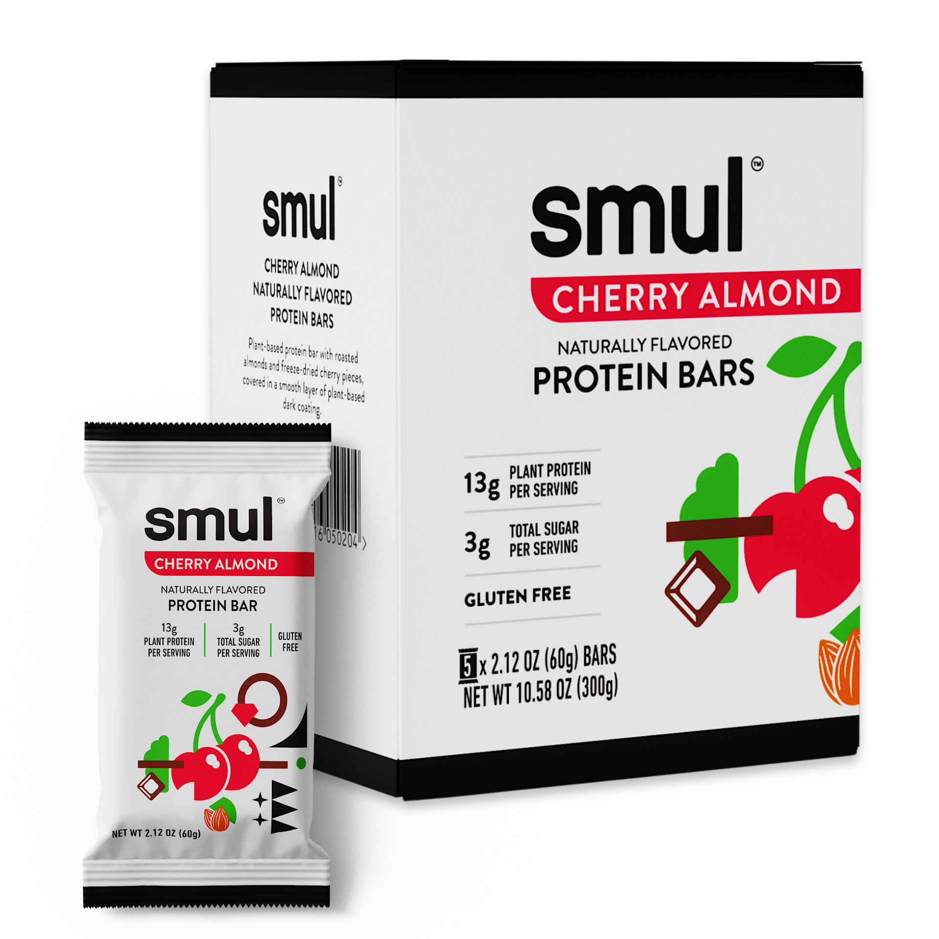 Cherry Almond Protein Bar (1's,5's,12's)