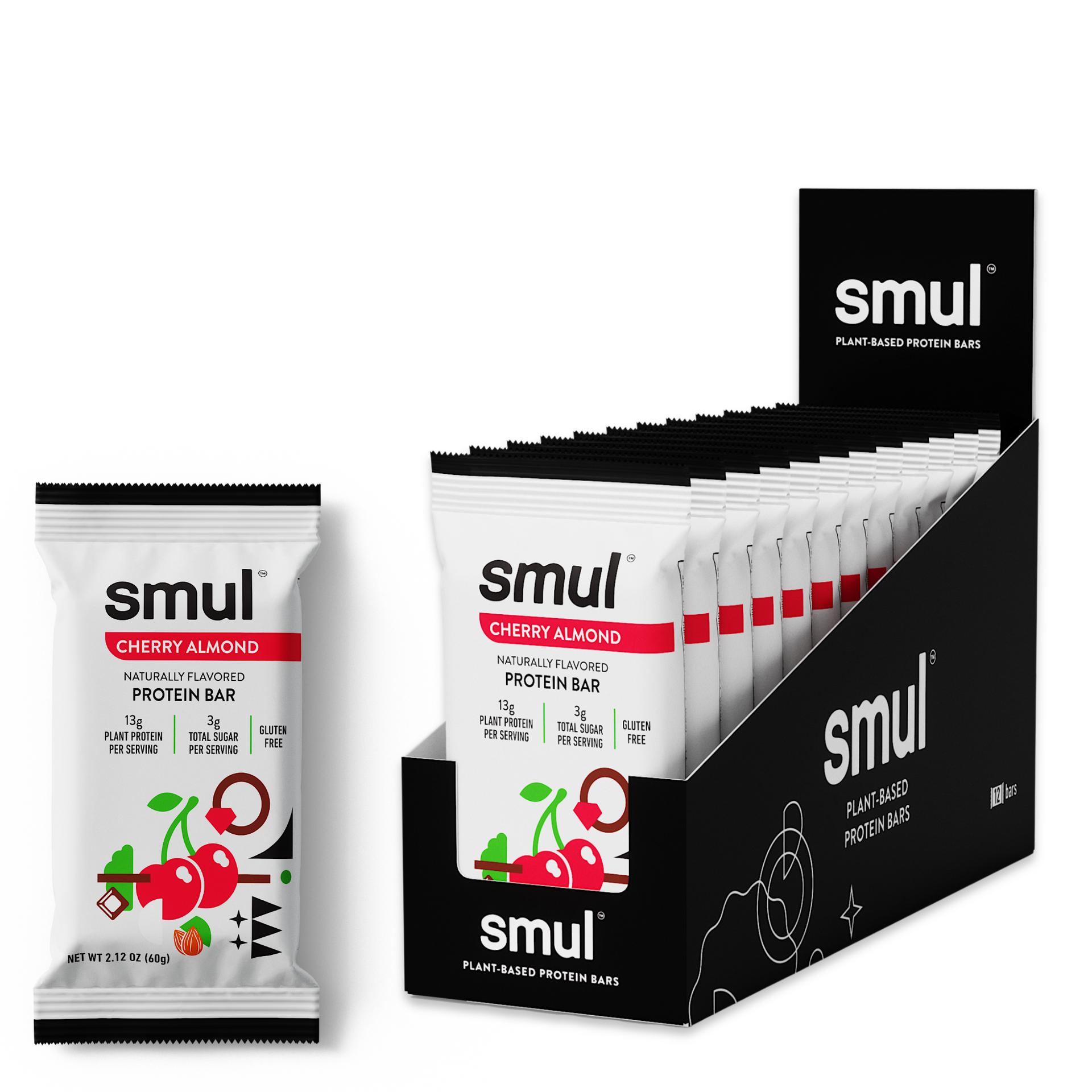 Cherry Almond Protein Bar (1's,5's,12's)