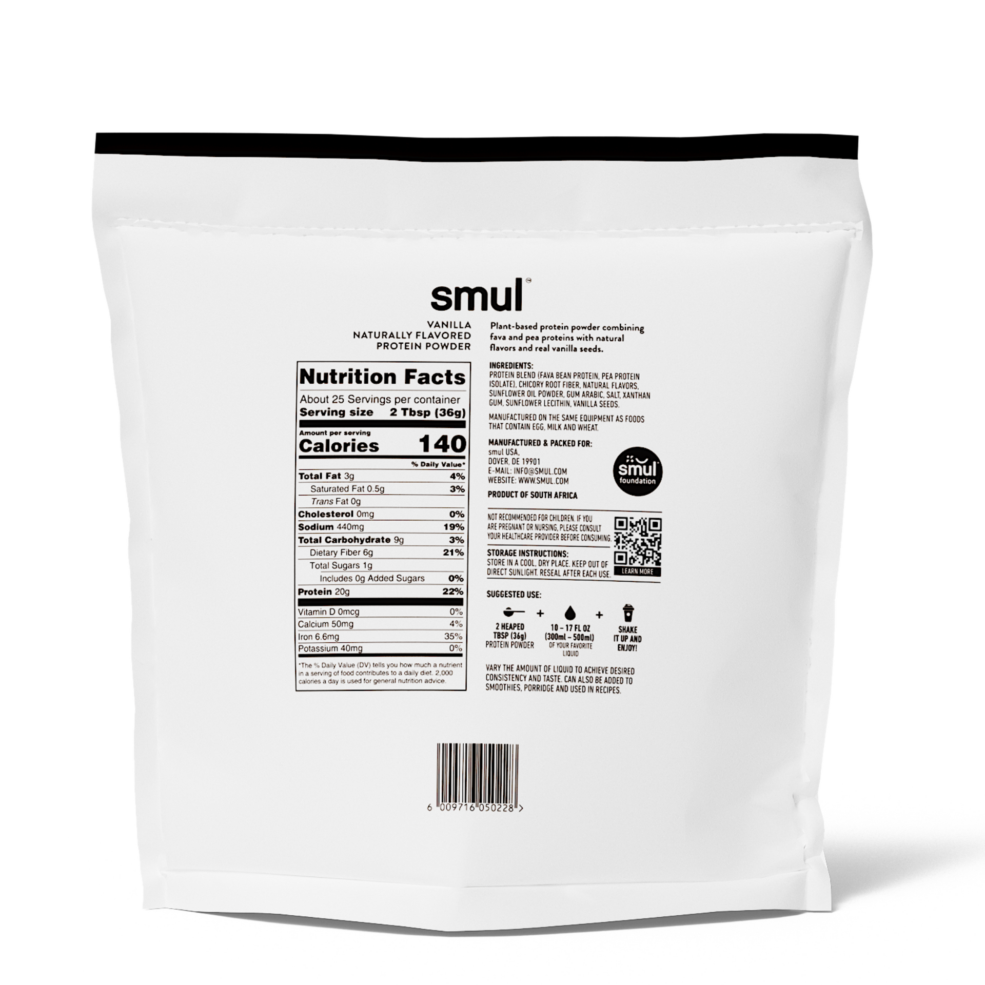 Vanilla Protein Powder (900g)