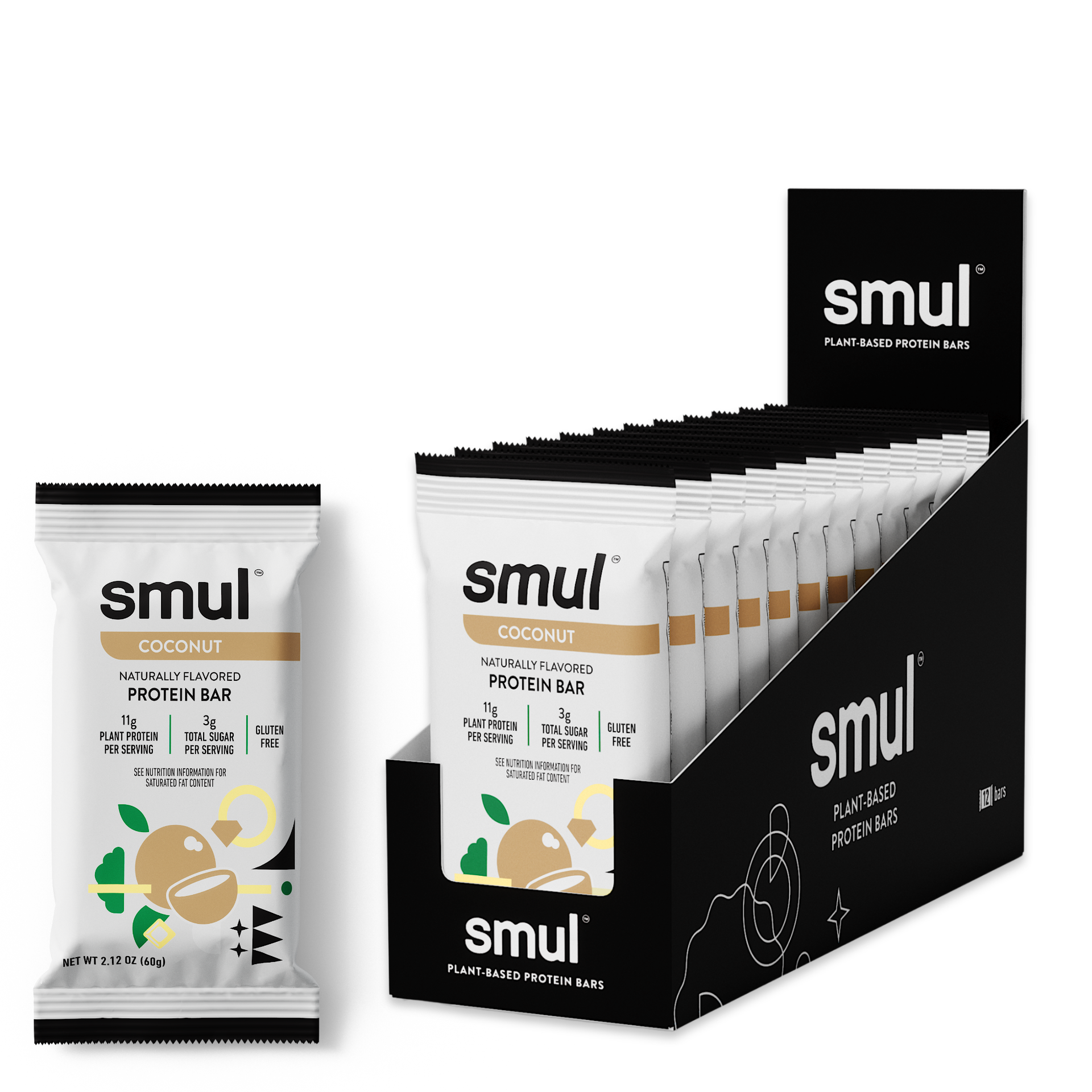 Coconut Protein Bar (1's,5's,12's)