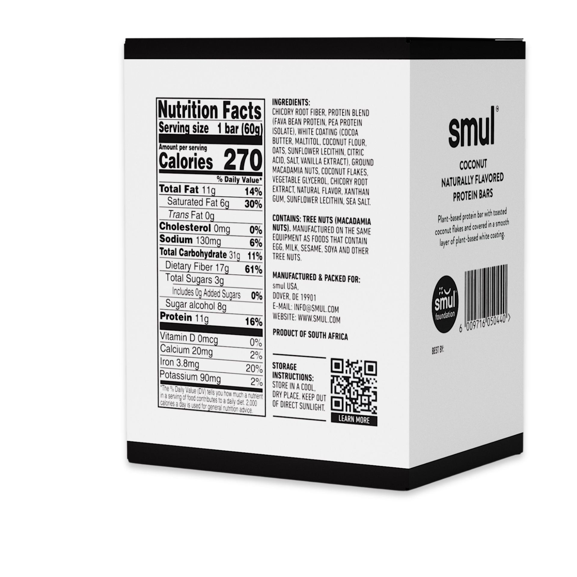 Coconut Protein Bar (1's,5's,12's)