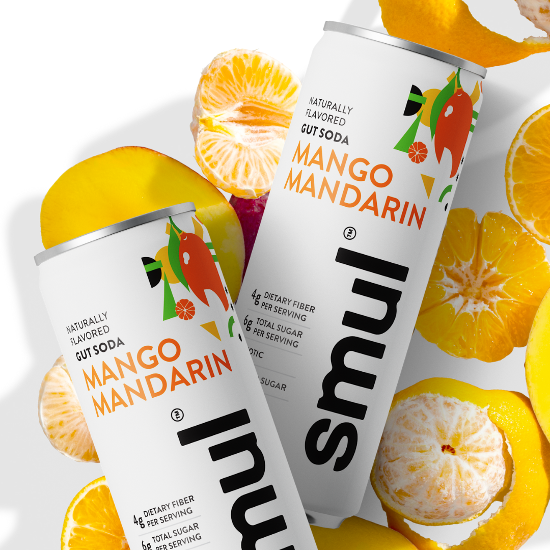 Mango Mandarin Gut Soda - 4 Pack