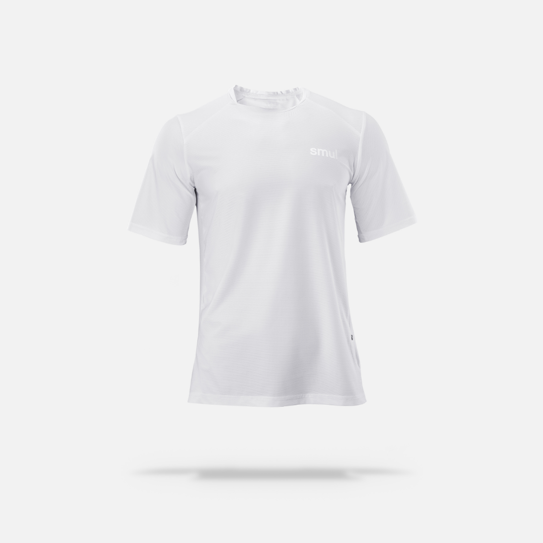 smul men’s active t-shirt, white