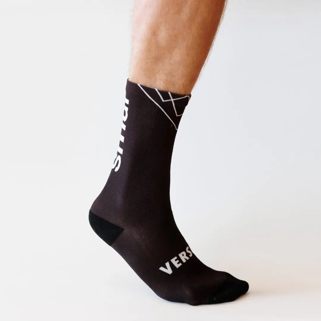 smul active crew socks by Versus – black