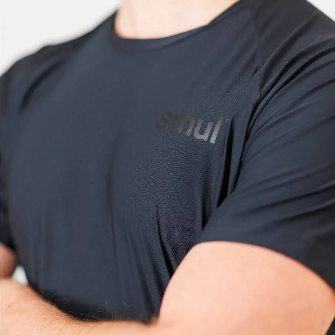 smul men’s active t-shirt, black