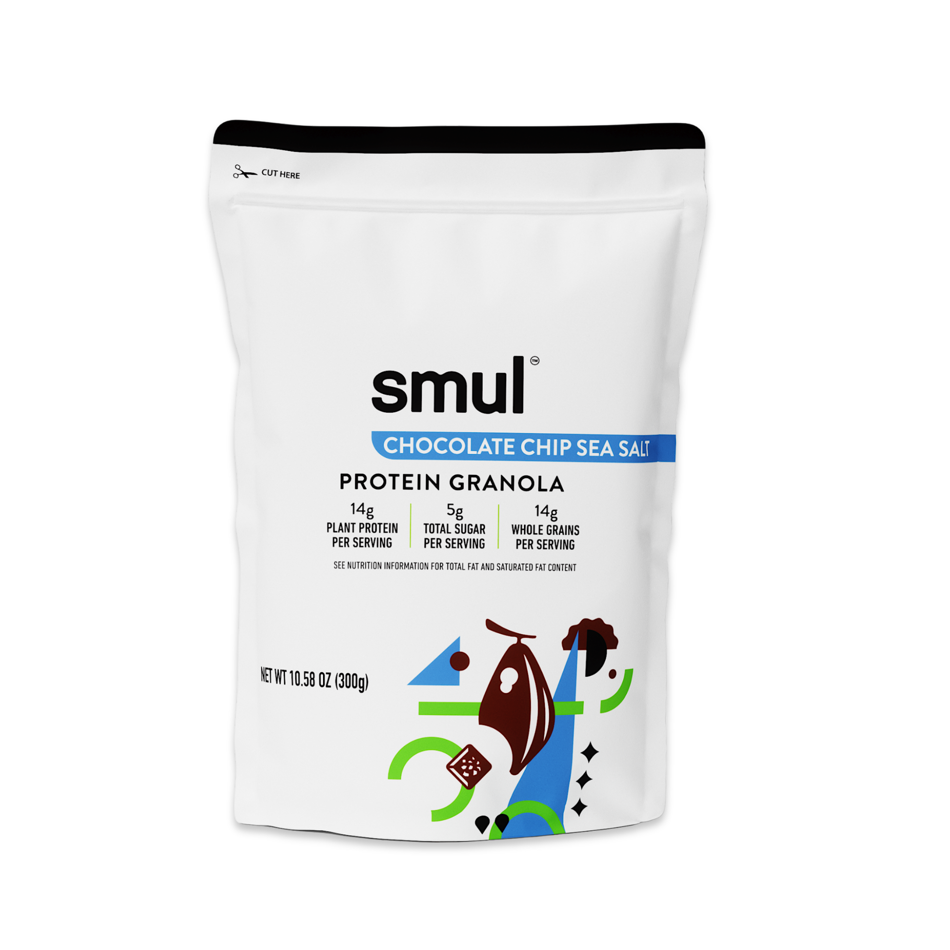 Chocolate Chip Sea Salt  Protein Granola 300g