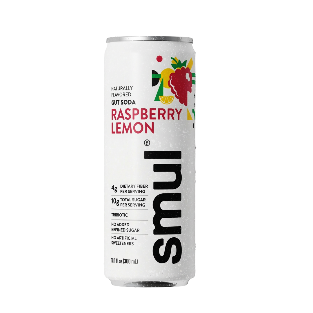 Raspberry Lemon Gut Soda - 4 Pack