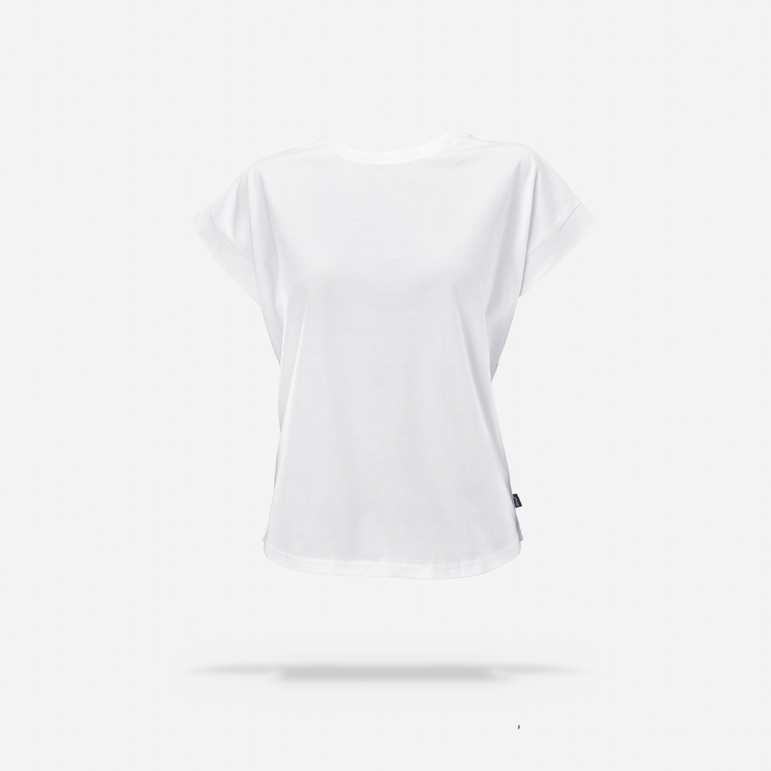 smul women's cotton t-shirt, white